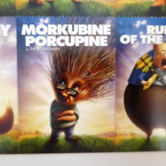 NEW 2005 DISNEY CHICKEN LITTLE PROMOTIONAL PREMIERE TRADING CARD SHEET - Picture 8 of 14